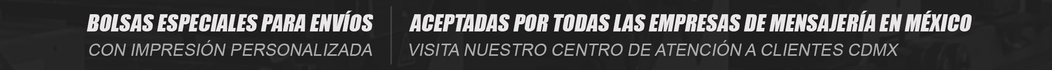 bolsas para mensajeria impresas en mexico